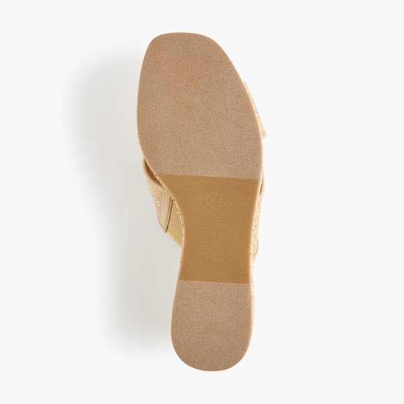J.Crew Crisscross Raffia Flatform Wedges - Picture 4 of 6